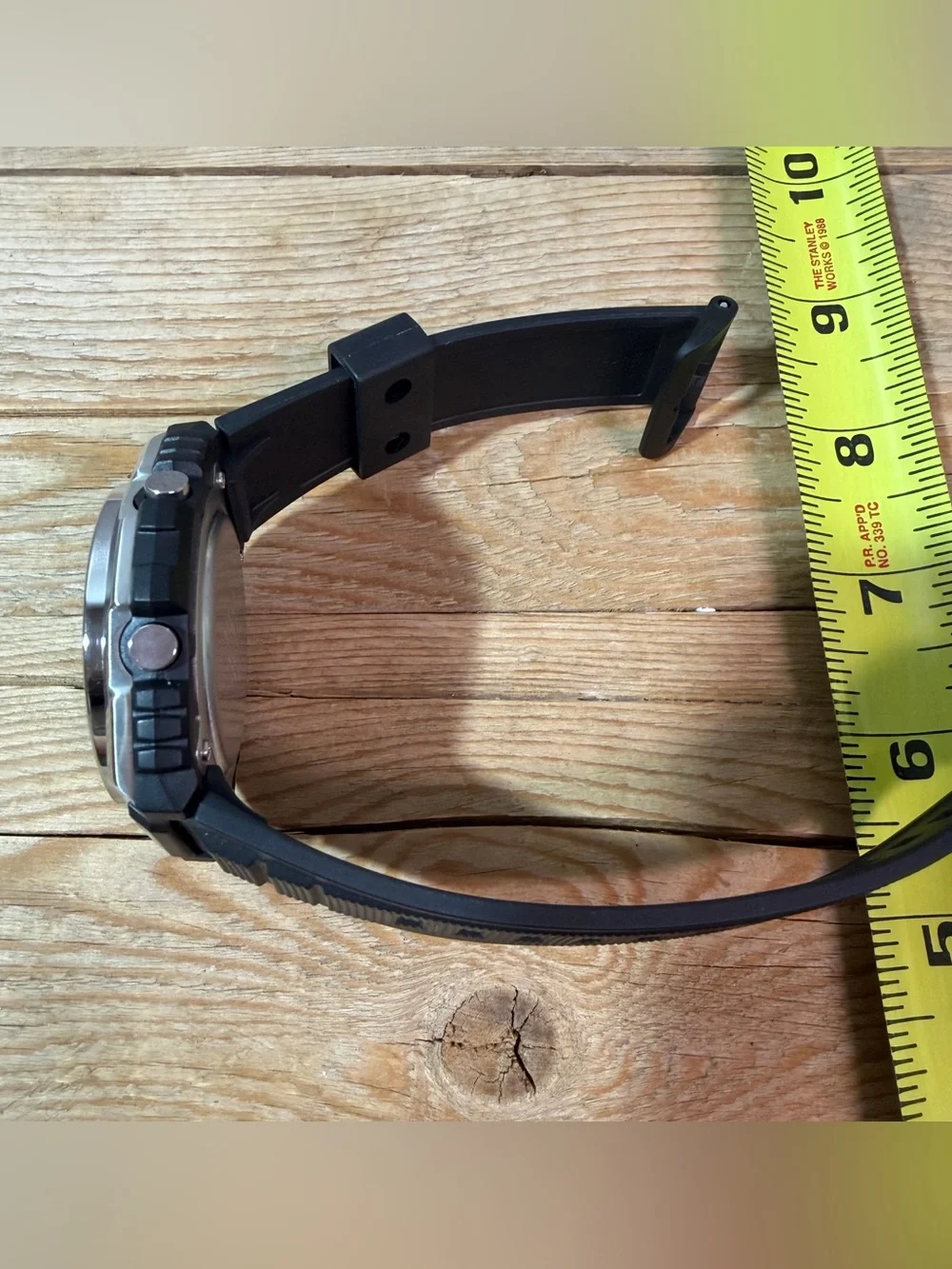 Casio Black and Silver Digital Illuminator Watch